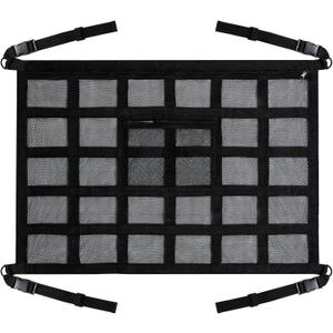 Car Ceiling Cargo Net - 31.5"*21.6" Car Ceiling Storage,Effortless Cargo Organization, Heavy-Duty Load Capacity, Secure & Reliable Design
