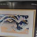 LEGO Art Hokusai The Great Wave Framed Japanese Wall Art Building Set - Unique Wall Decor for Home, Room, or Office - Fun Activity for Adults, Ages 18+ - Gift for Men and Women - 31208, Medium, Small