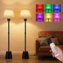 Battery Operated Floor Lamp, Cordless Floor lamp with 5200mAh Battery,RGB Floor Lamps, Timer Function Suitable for Living Room Sofa Area Bedroom RV and Balcony