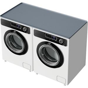 SUBEKYU Washer and Dryer Covers for The Top,Washer Dryer Countertop,Laundry Countertop with Edge Rails,Washer and Dryer Covers for the top,Laundry Room Organization and Storage