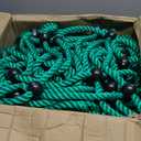 BeneLabel Climbing Cargo Net, Indoor Climbing net, Outdoor Cargo Webbing Net, Military Climbing Cargo Net, 100% Nylon Material Rope Ladder, 70" x 119"