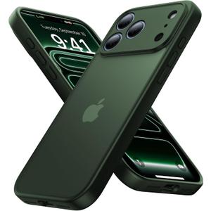 Eastinbox for iPhone 17 Pro Case [16FT Military Grade Shockproof], Anti-Slip Anti-Scratch, Slim Translucent Frosted Matte Phone Cover, Case for iPhone 17Pro 6.3", Green