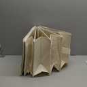 StorageWorks 6-Shelf Hanging Closet Organizer, Hanging Shelves for Closet, Fabric, Mixing of Beige, White & Ivory, 12" D x 12" W x 47 12" H