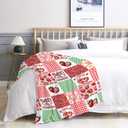 Strawberry Blanket Gifts for Women Girls Kids Adults Teen,Birthday Valentine Present Pink Strawberry Fruit Theme Decor,Strawberry Blanket Decor for Couch Sofa Bed, 40"x50"-Throw Size for Kids