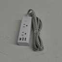 Power Strip Surge Protector - One Beat 6 Widely Outlets with 3 USB Ports (1 USB C), 5 Ft Extension Cord Flat Plug, Wall Mount Outlet Extender Small Power Strip for Travel Home Office College Dorm Room