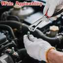 2 x Upgraded 37960 Electrical Disconnect Pliers, 8in Automotive Tools Electrical Connector Pliers, Automotive Tools for Auto Mass Air Flow Sensors, Fuel Injectors and Long Spark Plug (Stright)