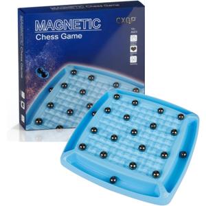 Magnet Chess Game,Board for Kids 8-12 yrs,dults and Family, Strategy Magnet Chess Board Table Games Set. (36 Chess Pieces)
