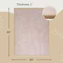 Hakuna Matte CloudSoft Baby Play Mat for Floor 60" x 80" Zen Garden – Coral Velvet Memory Foam Rug for Crawling & Cozy Play – Non-Slip, Water-Resistant, Easy-Care Tummy Time Mat, Playmat for Playpen