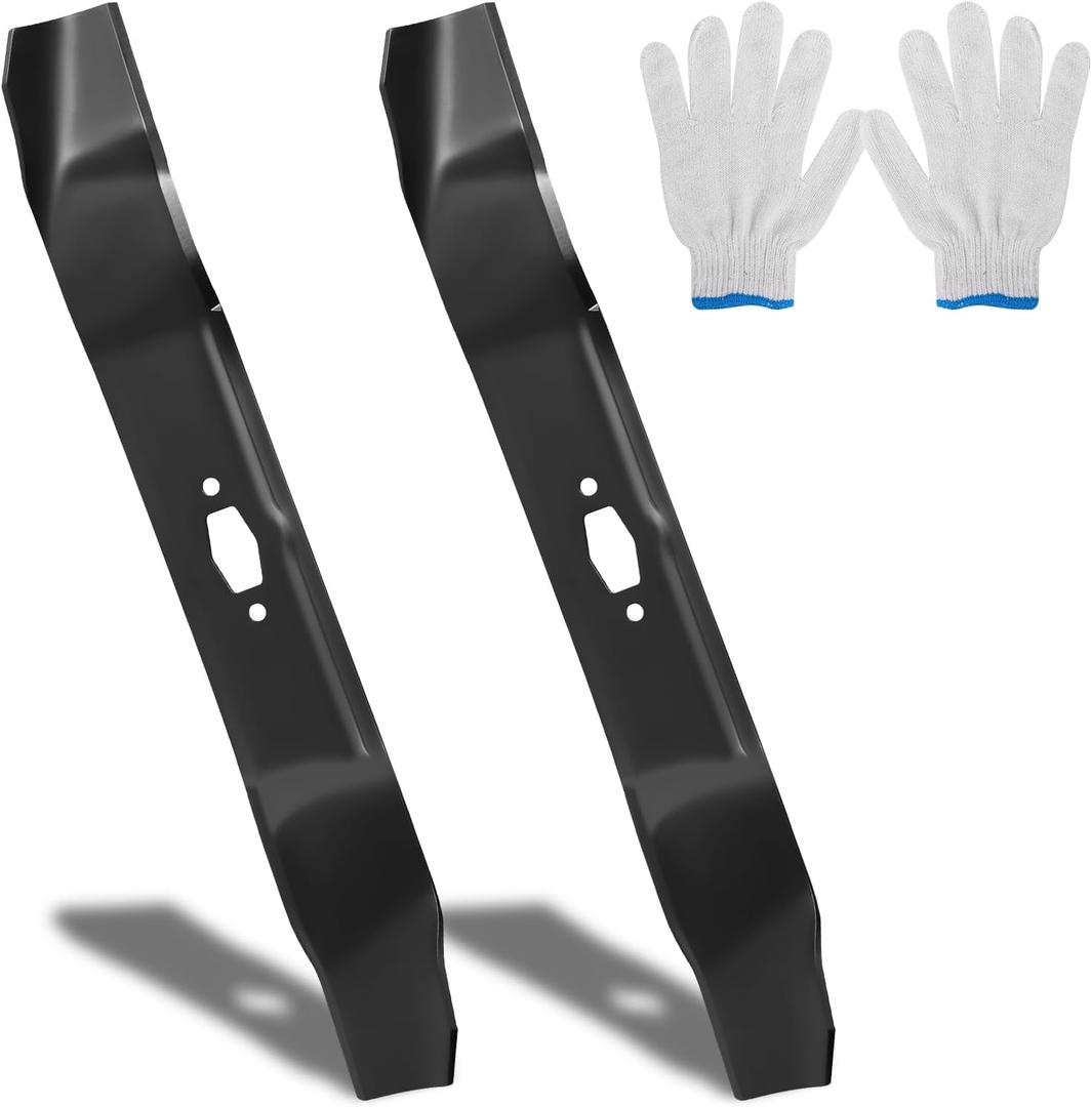 Swess 742P05177 742-05177 High-Lift Bagging Blades Compatible with Craftsman 42 Inch Mower Blades Riding Mower & Zero-Turn Mower, Replace for 742-05177-L 742P05177-L CMXGZAM110191, 2 Pack