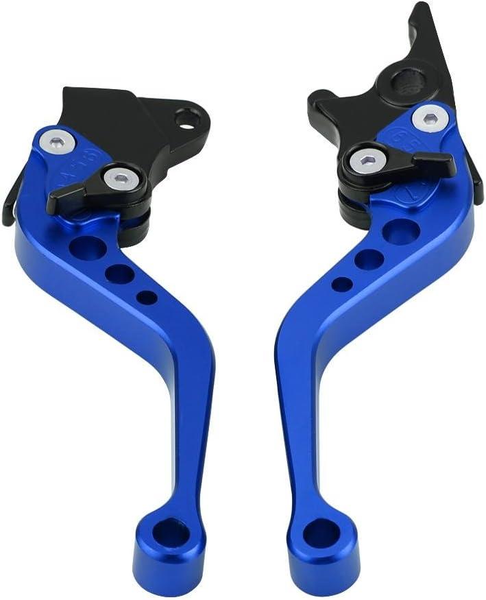Motorcycle Clutch Lever, 7/8" Motorcycle Break and Cutch Levers for Most Motorcycle Motorbike Pit Bike Moto (Blue)
