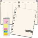 ESSENTIAL 2026 Monthly & Weekly Planner with Tabs, 8.5"x11": 14 Months (November 2025 - December 2026), Professional, Simple, Easy-to-Use Design and Frosted Poly Cover for Extra Protection (Frosted)