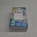 16 Pack Vacuum Storage Bags with Hand Pump, 4 Jumbo + 4 Large + 4 Medium + 4 Small Plastic Packaging Bags, 80% Space Saver Vacuum Seal Bags for Clothing, Travel Lugggage, Blankets, Comforters