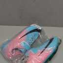 Pink Blue Soccer Cleats, 38 Size