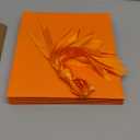 10 Pack Gift Boxes with Ribbon 10x7.5x3.5 Inch - Cardstock Wedding Favor Boxes for Bridesmaid Proposals, Birthday & Holiday Gift Packaging (Orange)