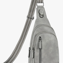 CLUCI Crossbody Bags for Women Men,Leather Sling Bag Cross Body Backpack for Woman Gifts for Women Birthday Unique