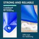4' X 4' Pool Pillows for Above Ground Pools, Pool Winterizing Kit 0.4mm Thick and Cold-Resistant Ice Equalizer Air Pillow Super Durable & Strong Cold Resistant Easy Centering, Rope Included