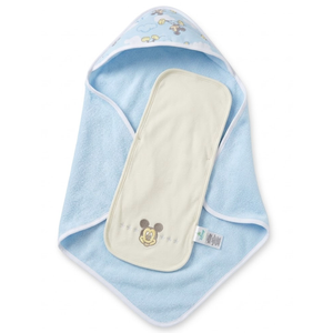 Mickey Mouse Baby Bath Towel And Burping Towel for Newborn and Infants