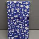 Jaywayang 5 Pack Blue Christmas Gift Boxes with Lids, Ribbons and Tissue Papers Square Gift Boxes - 7.1 Inch - Presents Wrapping Christmas Gift Holiday New Year Party Favor Boxes.