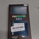 Caka for Samsung Galaxy Z Fold 6 Case [Thinner S Pen Holder] [Hidden Kickstand] [Hinge Protection] [Screen Protector] Shockproof Hard Phone Cover with Anti-Slip Textured for Fold6 - Privacy Blue