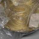 Mela Artisans Decorative Bowl | 9-Inch Gold Metal Wire Fruit Bowl | Perfect for Kitchen Counter | Fruits | Potpourri | Vegetables | Snacks | Candies (Medium)