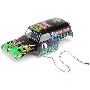 Losi Body Set Grave Digger Painted Mini LMT LOS210044