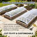 2 x SNZ Plant Covers Freeze Protection, Frost Blanket for Outdoor Plants, Reusable Winter Tree Frost Cloth Plant Freeze Protection for Raised Beds Vegetables Insect Winter Frost, Seed Germination