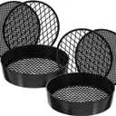 Vaguelly Handheld Science Test Sieves 2 Sets Plastic Lab Sieve with Interchangeable Mesh for Kids Science Experiment Soil Seed Screening Educational Tool