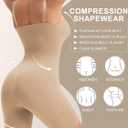 Ellareese Strapless Shapewear Bodysuit Butt Lifter Body Shaper for Women Under Dress Tummy Control full Body Shapewear (Beige, M)