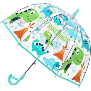 Kids Umbrella Clear Bubble Umbrellas for Rain,Safety Dome Windproof Umbrella for Kid Girls and Boys