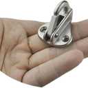 2 x NRC&XRC Spring Snap Attach Rope Hook,SS 316 Fender Spring Fending Marine Clothes Boat Hardware (2)