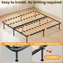 Abiglifty 7.08-13 Inch Bed Frame Legs, 4Pcs Adjustable Bed Support Legs, Metal Bed Frame Support Legs, Non-Slip Bed Legs Replacement, Heavy Duty Furniture Legs for Sofa/Cabinet/Couch/Dresser/Table
