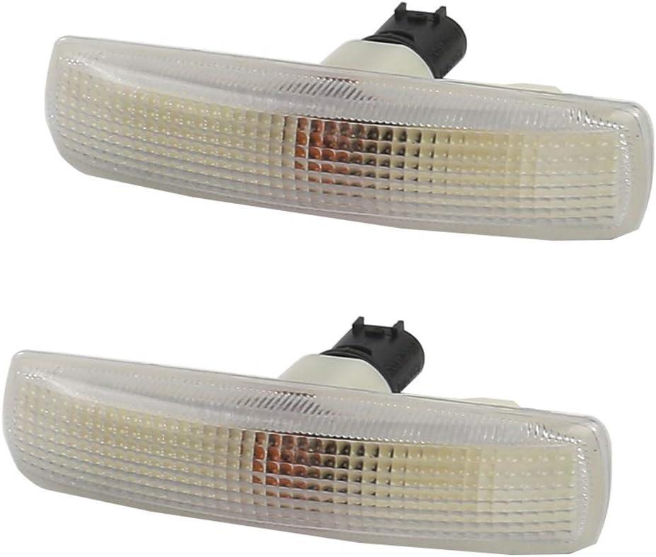 Side Marker Turn Signal Fender Light Lamp 1 Pair Compatible With Land Rover LR4 LR2 LR3 Range Sport LR007954