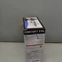 RUNTOP 20000mAh Camping Fan, Oscillating High Speed Rechargeable Battery Operated Fan w/RGB Light,Remote,Hanging Hook, Outdoor Portable Fans Battery Powered Personal USB Desk Fan for Tent, Travel (Black)