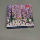 Galison Snowy Night 500 Piece Puzzle from Galison - 20" x 20" Winter Themed Puzzle That is Perfect for The Holidays, Beautiful Artwork, Thick and Sturdy Pieces, Makes a Wonderful Gift!