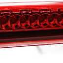 Third Brake Light For 2004-2015 Nissan Titan/2005-2016 Nissan Frontier 3rd LED Cargo Light High Mount Lamp Center Light 26590-EA800 (Red Lens)