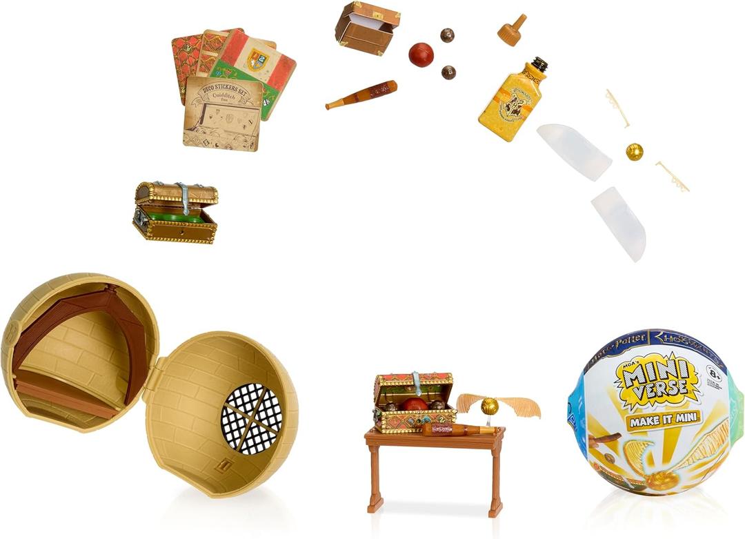 MGA's Miniverse Make It Mini Back to Hogwarts Harry Potter Mini Collectibles, Mystery Blind Packaging, DIY, Resin Play, NOT Edible, Collectors, 8+, Gift