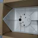 Fan Mounting Box, Ceiling Fan Mounting Bracket, Ceiling Fan Mounting Box, Ceiling Fan Mounting Kit, Fan Mounting Bracket, Fits cathedral Ceiling Angles of 80 or Up, White,1-Pack