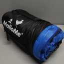 MalloMe Sleeping Bags for Adults Cold Weather & Warm - Backpacking Camping Sleeping Bag for Kids 10-12, Girls, Boys - Lightweight Compact Camping Essentials Gear Accessories Hiking Sleep Must Haves (50-80F Everyday 3 Season - Blue)
