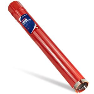 Premium 2" Wet Core Drill Bit for Hard Concrete with High-Density Diamond, Precision-Welded Segments, 1-1/4"-7 Thread x 14" Depth, Industrial Grade for Concrete Rebar, Brick, Masonry, Asphalt