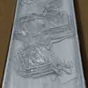 Pots and Pans Organizer Under Cabinet 2 Pack, Pull-Out Cabinet Organizer for Pot Lids, Bakeware, Dishes, 8 Adjustable Dividers (White