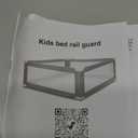 3-Piece King Size Bed Rail for Toddlers - Adjustable Baby Bed Rail Guard, Kids Safety Bed Rail for King Size Bed (78.7"x78.7"x74.8"-Grey)