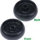 2 Pack GX10168 Deck Wheel Replaces GX10168 for John Deere 107H 107S 155C 1642HS D155 L110 L2048 L2548 LA100 LA105 LA110 LA115 LA165 S2554 X125 X126 Z245 Z255 Z315 Z320 Tractors