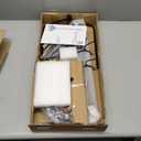 LimeHill Wind Spinner for Yard and Garden - Large Metal Kinetic Wind Sculptures for Outdoor Decorations (Blue Magnolia)