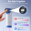 Ear Wax Removal, Electric Ear Wax Removal Kit with Digital Temperature Display, Ear Cleaner with 4 Pressure Modes, with 12 TipsSet and Towel, Earwax Removal Kit of Adults Kids, Ncludes Basin