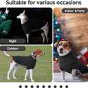 Yternal Fleece Dog Sweater with Turtleneck, Cozy Lightweight Pullover Dogs - Stretchy Soft Thermal Wear for Puppy Small Medium Large Breeds Darkgrey 2XL
