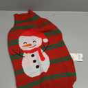 Christmas Dog Sweaters for Small Medium Large Dogs and Cats, Pet Soft Warm Holiday Outfit Girl & Boy, Pup Winter Clothes Turtleneck Double Knitting Collar for Outdoors Playing (Snowman, X-Large)