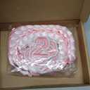 Suncalla 11 Pcs 2026 Graduation Leis Set Graduation Leis Class of 2026, Grade Braided Cords with Letters Card Patches Ribbon Lei Graduate Gift for High School Master College Grad Party (Pink White)