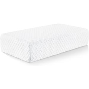 TOPPURE Cube Memory Foam Pillow Pro-Long for Side Sleepers, Snorers (24"/12"/5"), Soft But Supportive Cervical Pillow for Neck and Shoulder Pain Relief Sleeping, Rectangle Neck Pillow,White, 24"x12"x5"