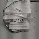 Extended 5 Tier Wall Shelf Unit - 43" Lack Display Floating Shelf, Narrow Smooth Laminate Finish - Vertical Wall Decor Mount Floating Storage Home Decor Organizer Tall Tower Utility Shelves(White)