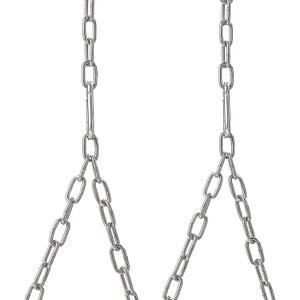 Heavy Duty 9.8 Ft Porch Swing Hanging Chain Kit - 10 Foot Ceiling - 304 Stainless Steel - Ideal for Patio Swing Chair Bench - 700LB Capacity
